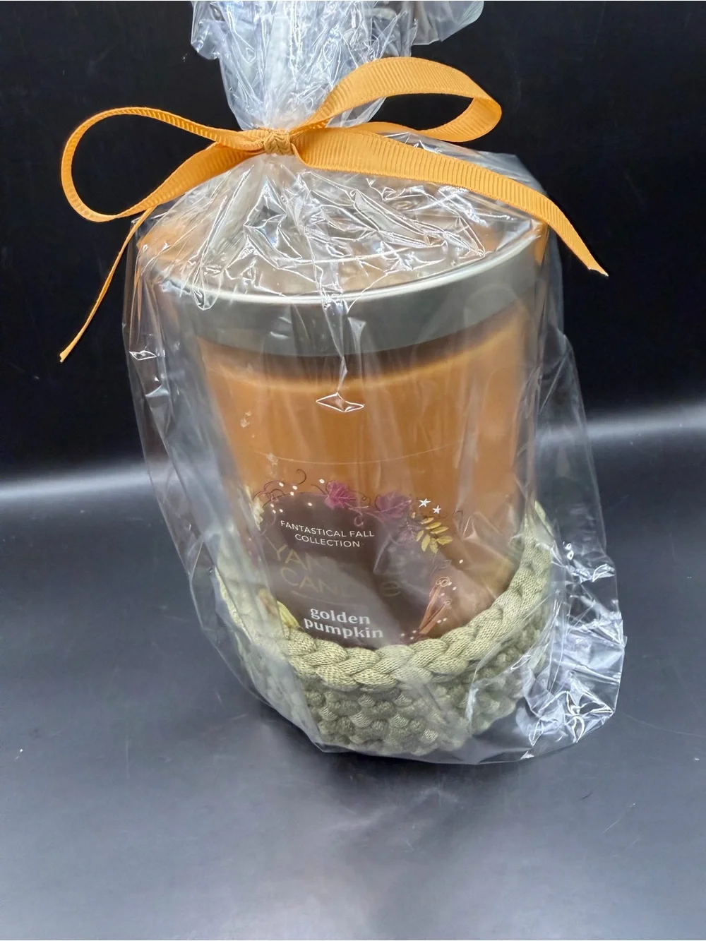 Yankee Candle golden pumpkin